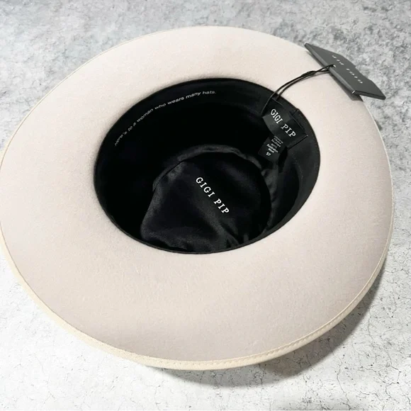 NWT Gigi Pip MONROE RANCHER - IVORY Hat Cowboy Western Size 57